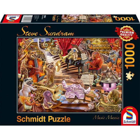 Puzzle Schmidt: Steve Sundram - Music Mania, 1000 darabos