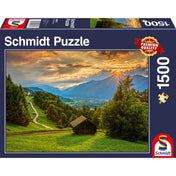 Puzzle Schmidt: Naplemente Wamberg felett, 1500 darabos