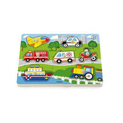 Hangos 7 darabos Puzzle - közlekedési eszközök, Viga
