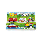 Hangos 7 darabos Puzzle - közlekedési eszközök, Viga
