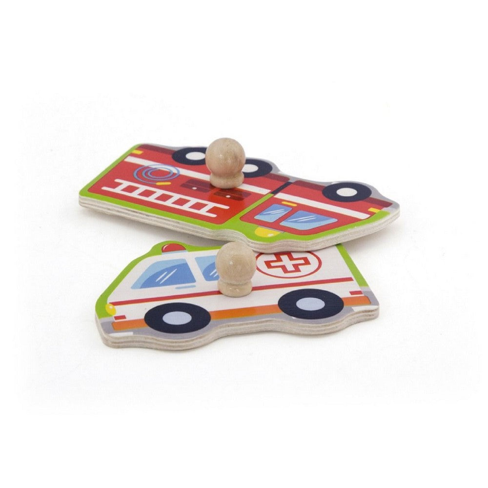 Hangos 7 darabos Puzzle - közlekedési eszközök, Viga