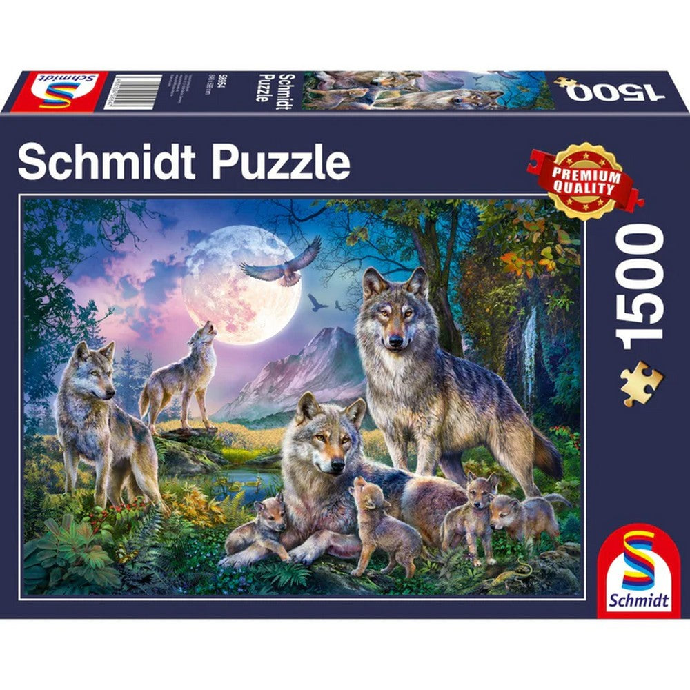Puzzle Schmidt: A farkas család, 1500 darabos