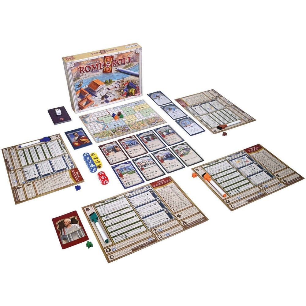Rome & Roll angol nyelvű társasjáték