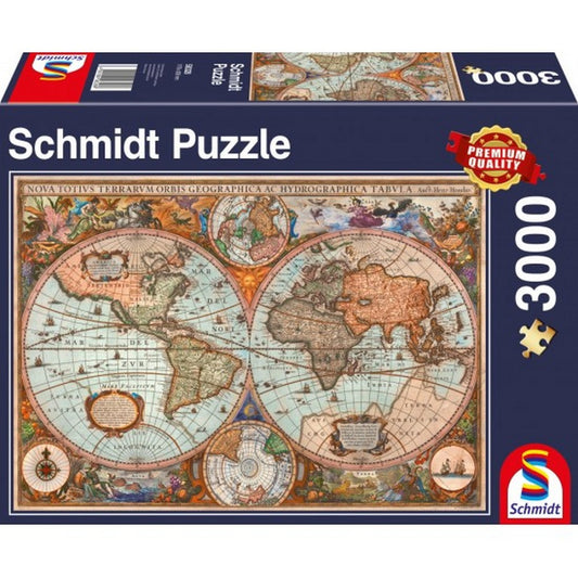 3000 darabos Puzzle Ancient World Map