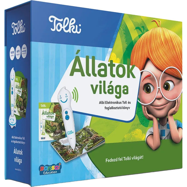 Tolki - Állatok világa szett (könyv +toll)