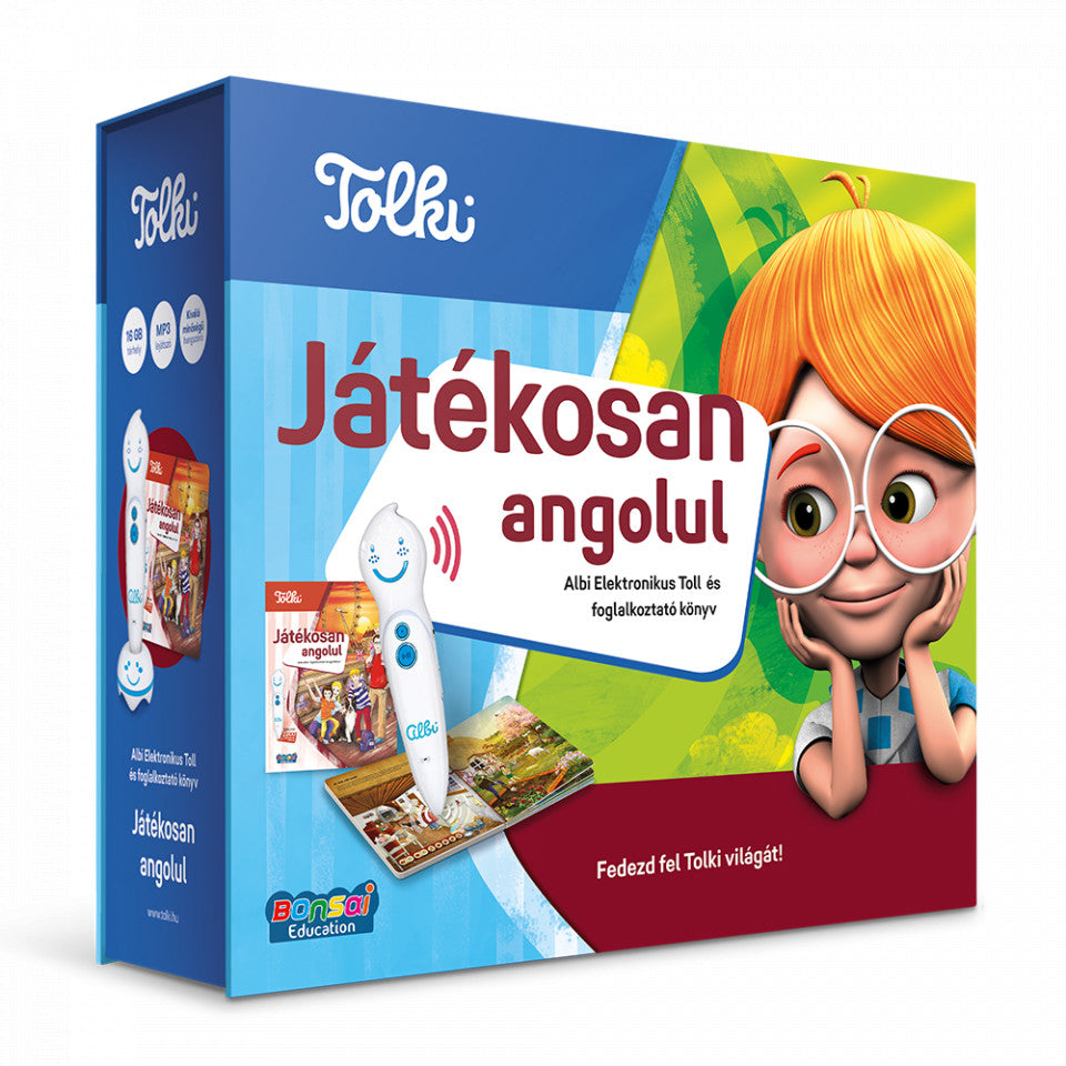 Tolki - Jatekosan angolul szett (könyv +toll)