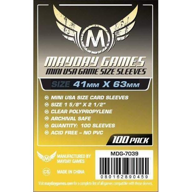 Mayday USA mini kártyavédő (100 db) 41mm x 63mm-Mayday-1-Játszma.ro - A maradandó élmények boltja