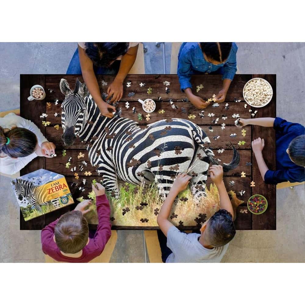 WOW Puzzle 1000 darabos- Zebra